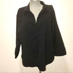 Venezia Lane Bryant Stretch Black Top 22/24